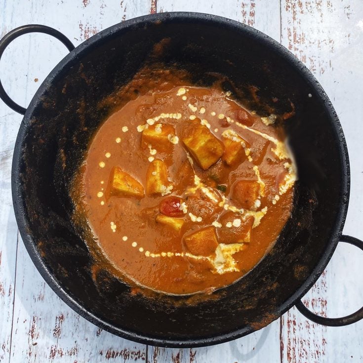 Paneer Masala Balti