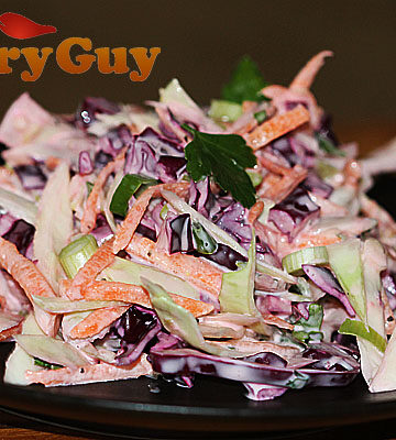 Indian Inspired coleslaw