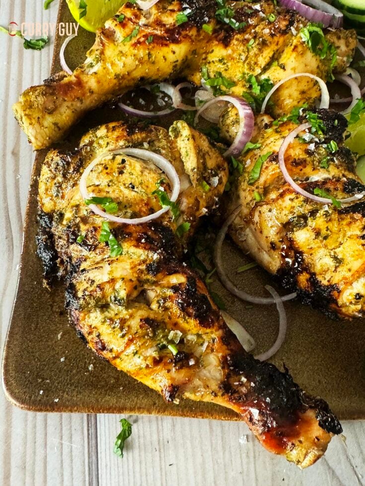 grilled chicken legs
