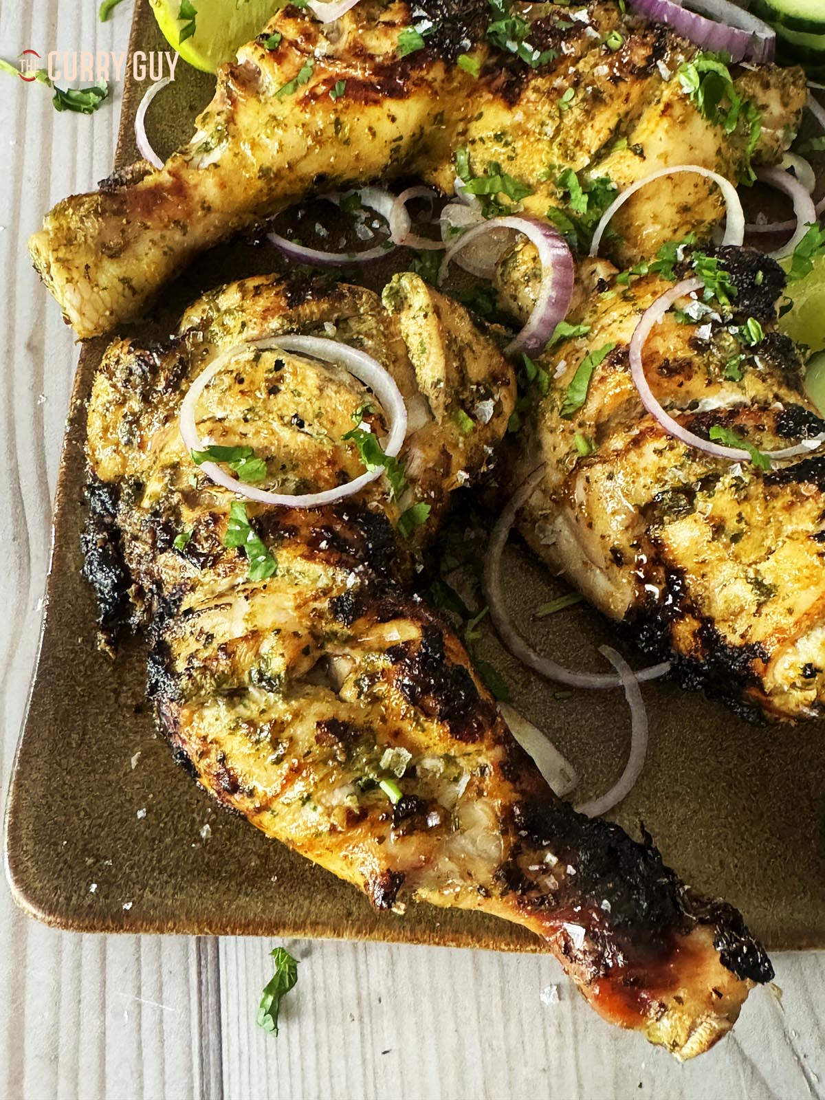 grilled chicken legs