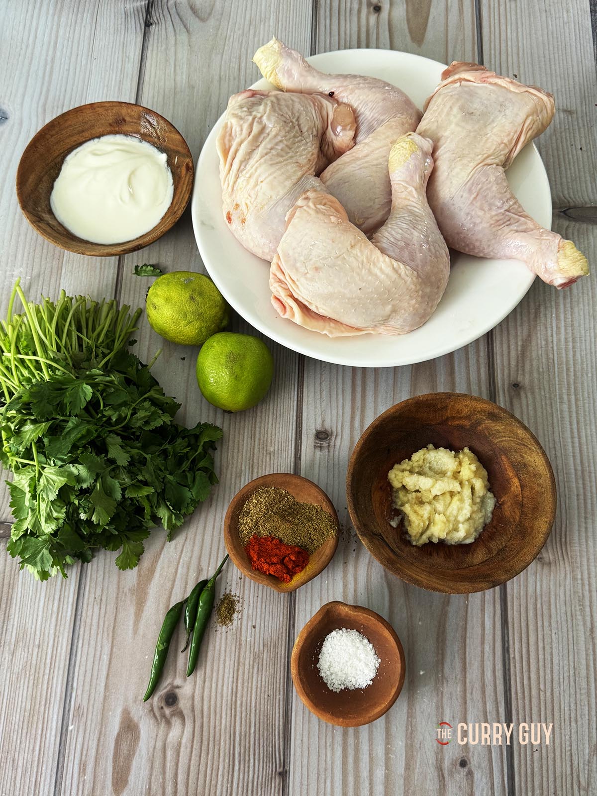 The ingredients for the recipe.