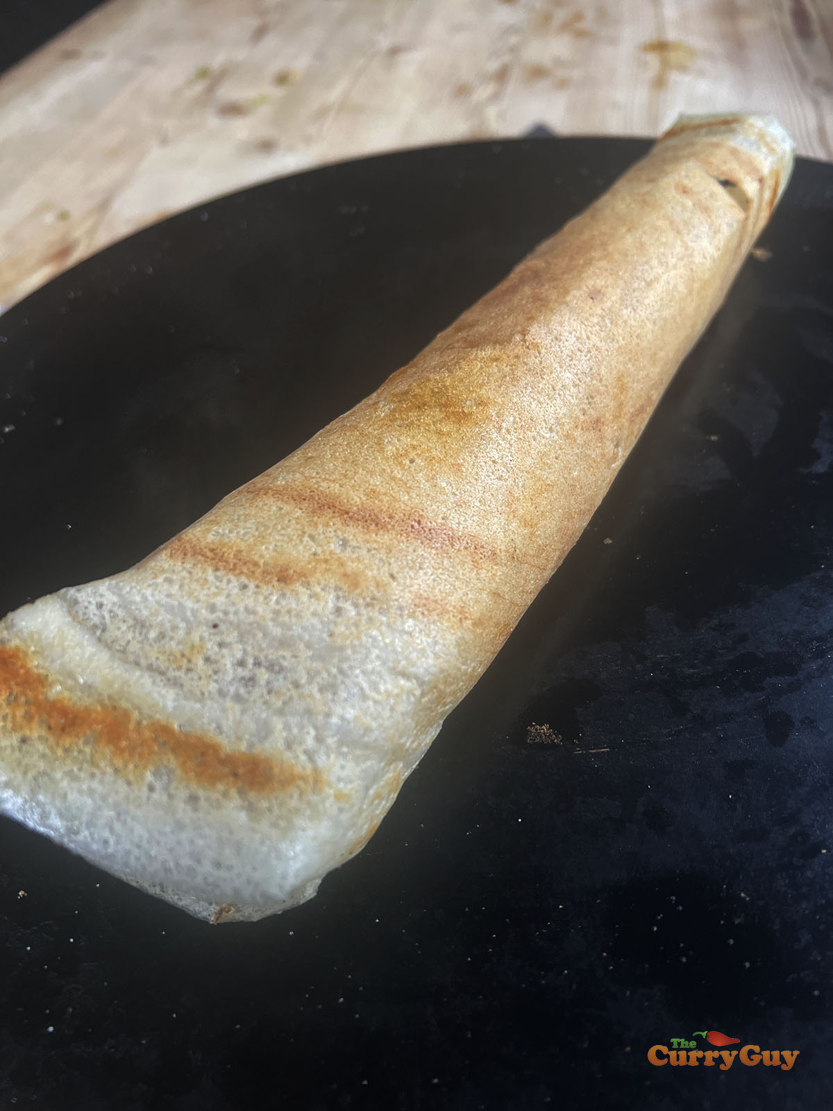 Finished crispy dosa