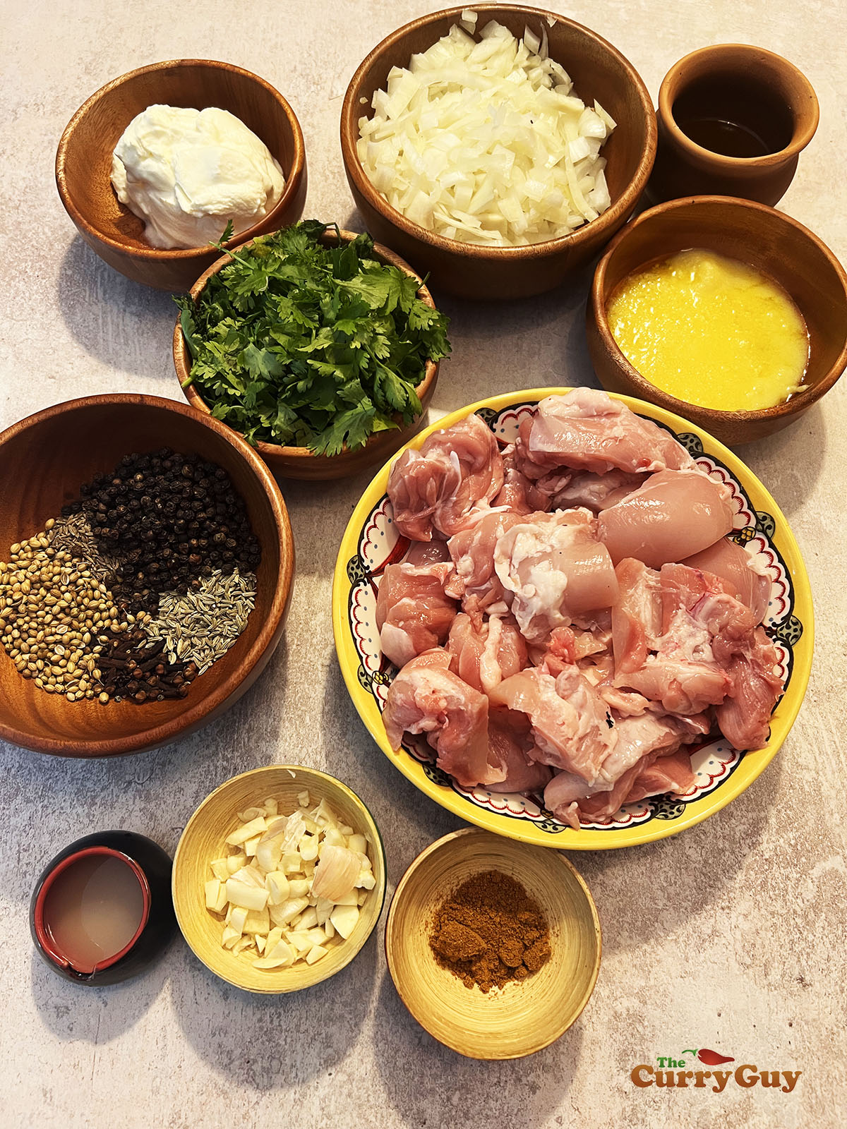 Ingredients for soola chicken tikka