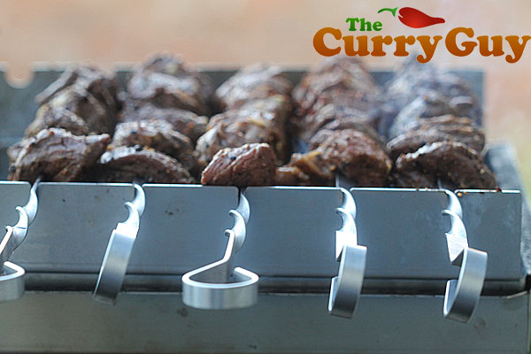 Wagyu Beef Kebabs on the Thüros Kebab Grill