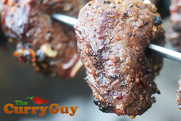 Beef kebabs