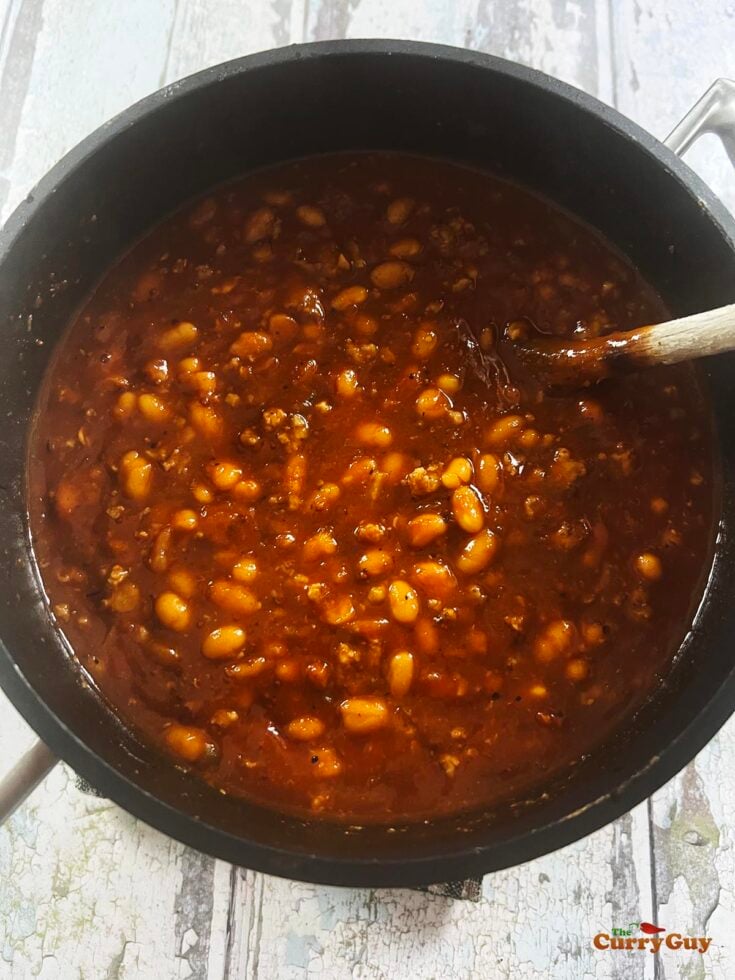 barbecued baked beans