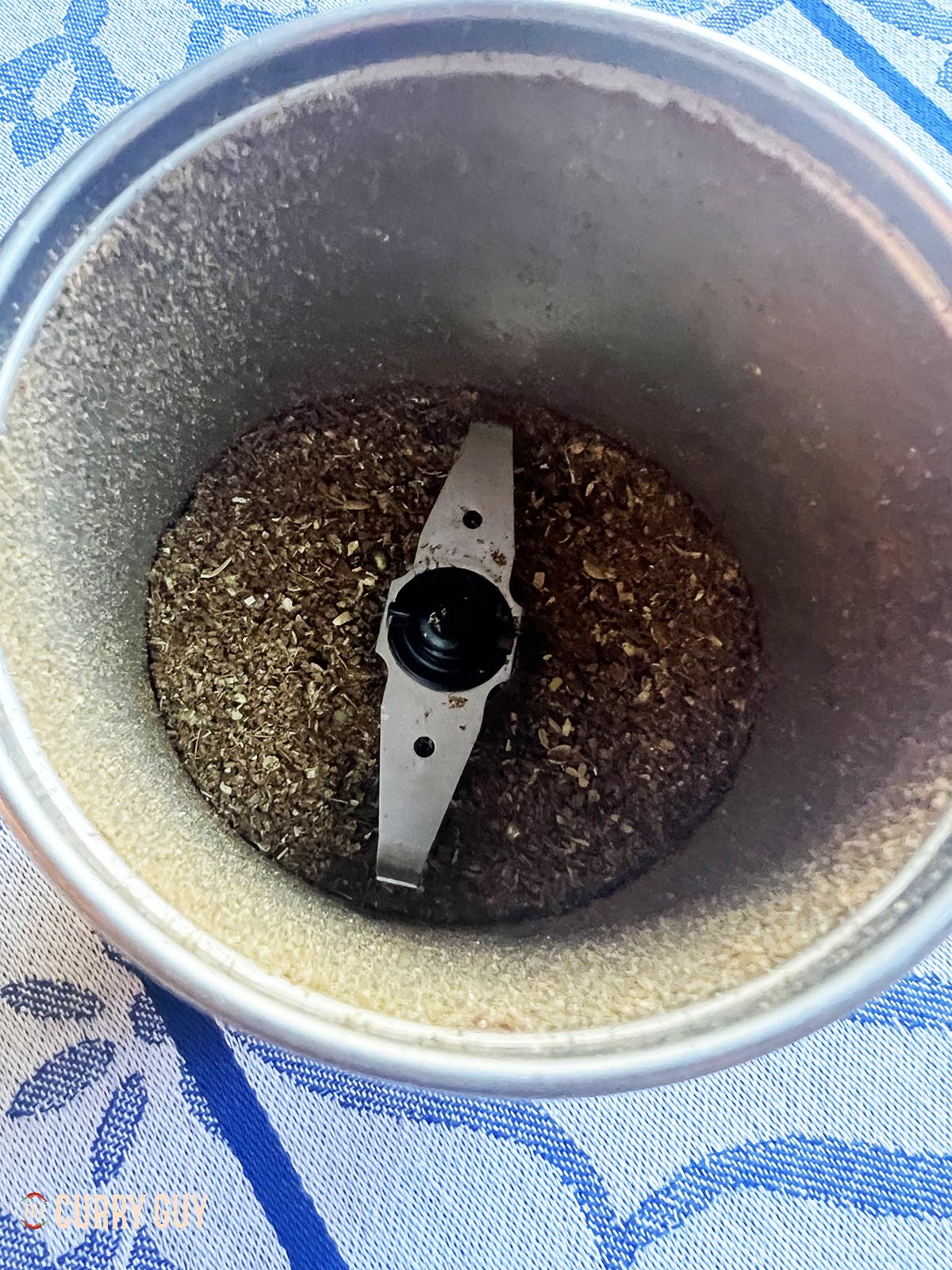 The ground spice blend.