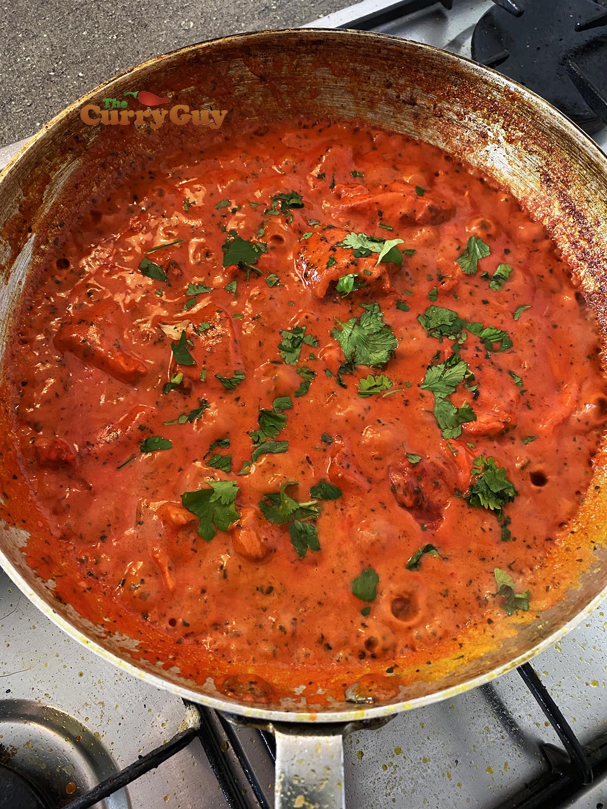 finished chicken chasni