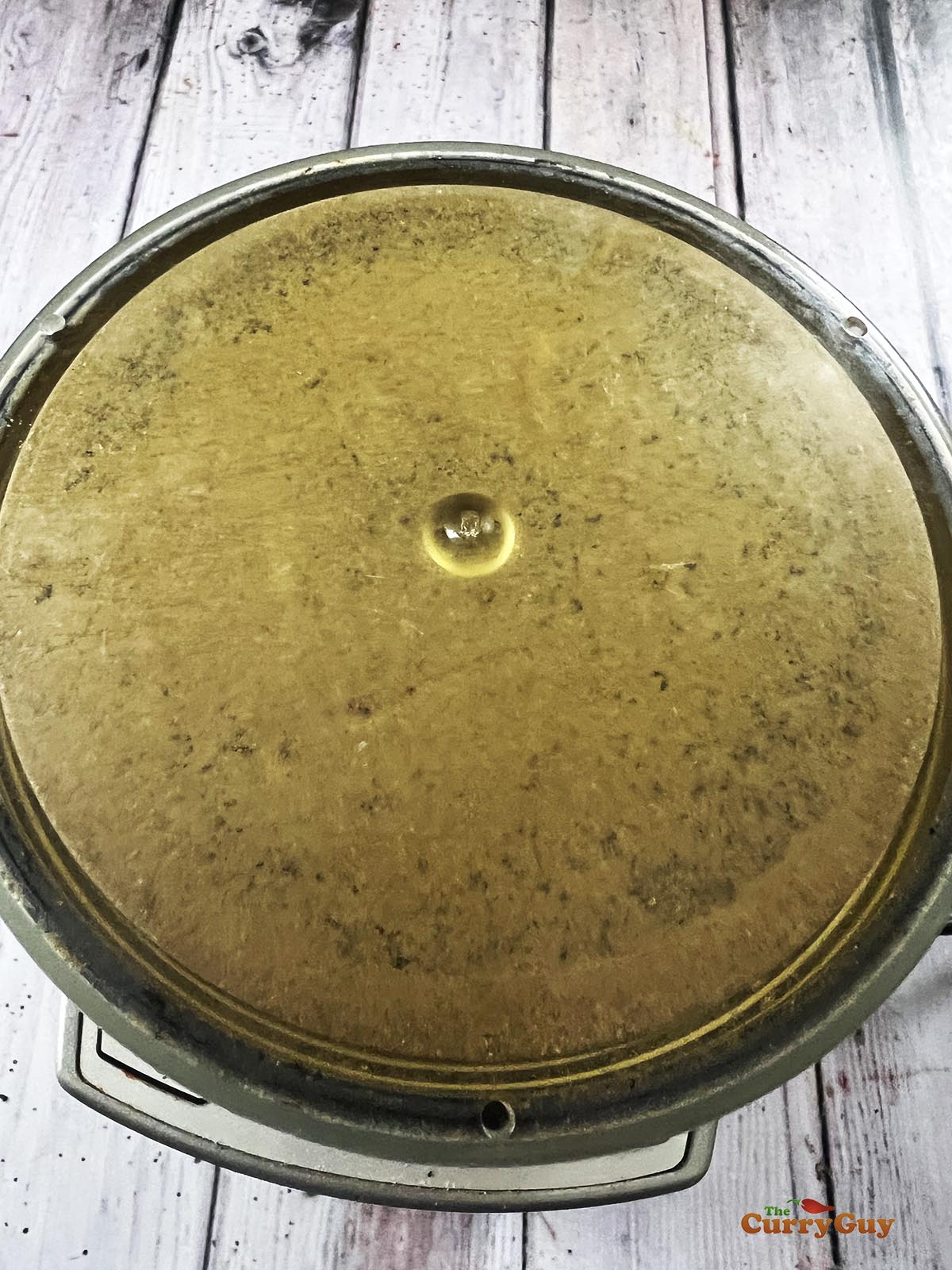 Continuing to grind the spices for the garam masala