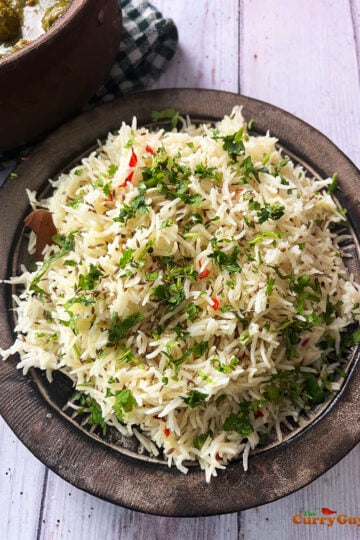 Jeera rice - authentic cumin rice