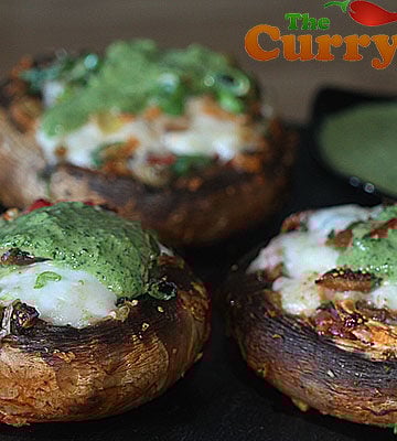 Tandoori mushrooms