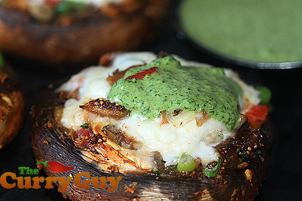 Tandoori mushrooms