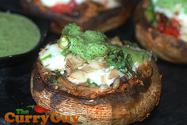 Tandoori mushrooms