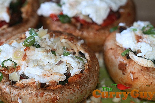 Tandoori mushrooms