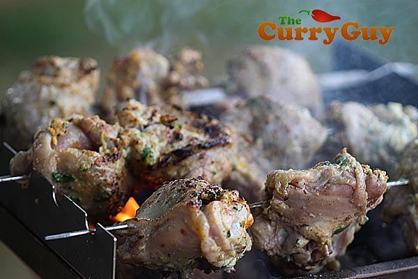 Making tandoori chicken