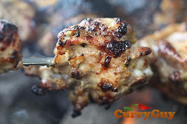 Making tandoori chicken