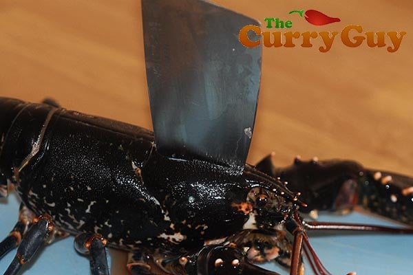 Preparing Tandoori Lobster