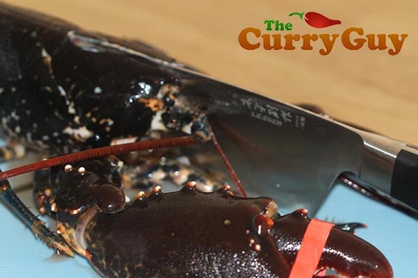 Preparing Tandoori Lobster