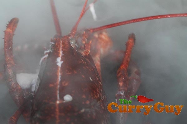 Preparing Tandoori Lobster