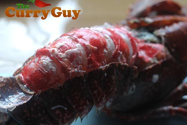 Preparing Tandoori Lobster