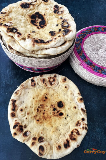 homemade pitas