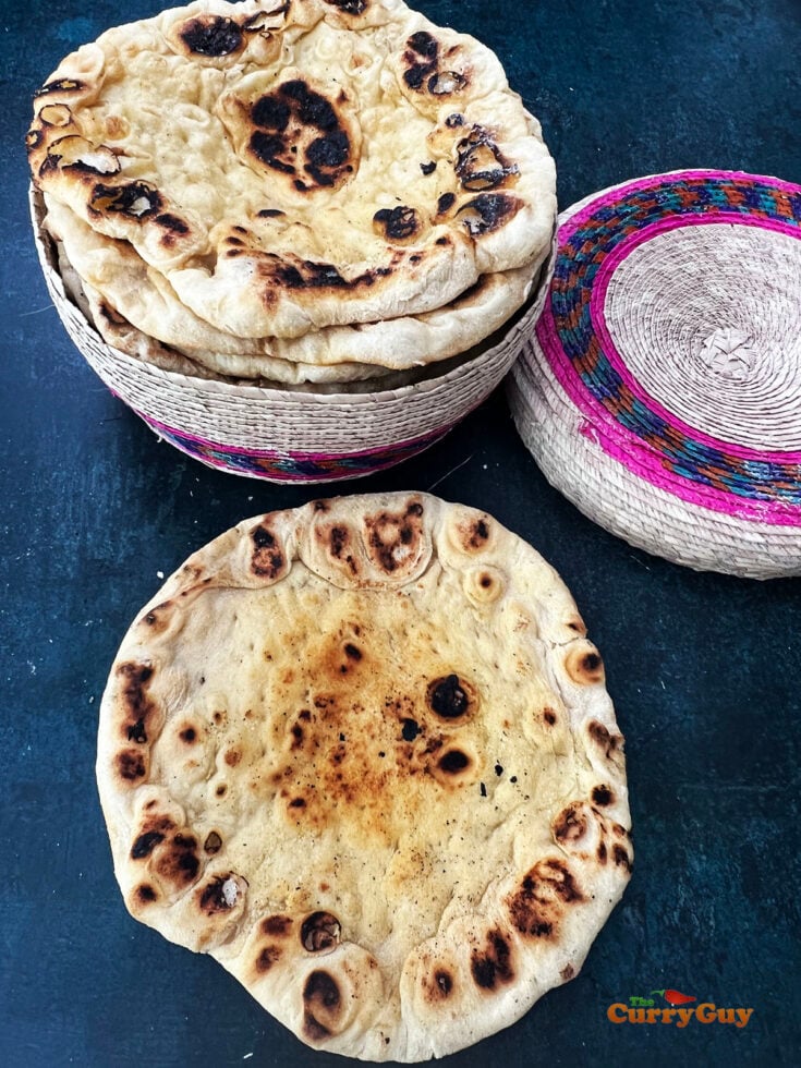 homemade pitas
