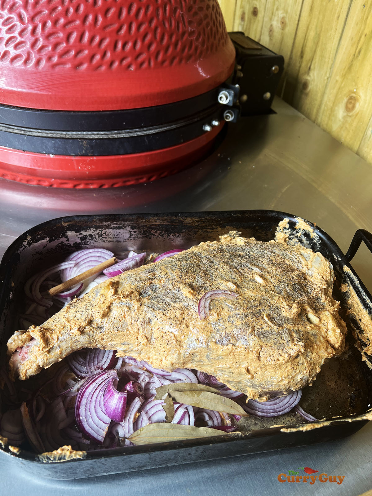 Lamb ready for cooking. 