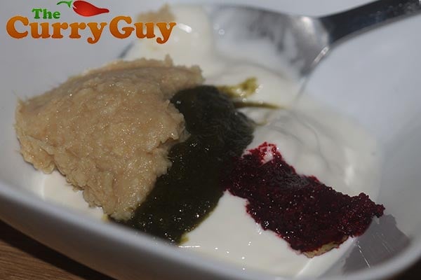 Making tandoori partridges