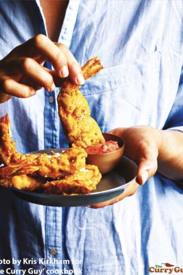 King prawn butterfly