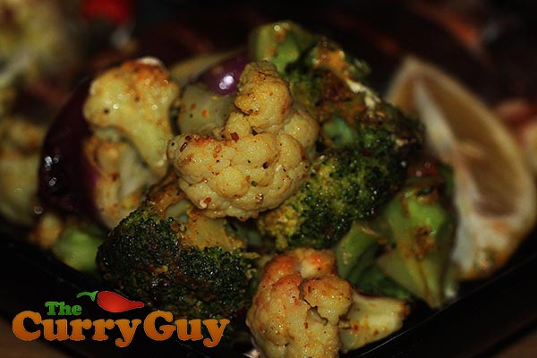 Tandoori vegetables.