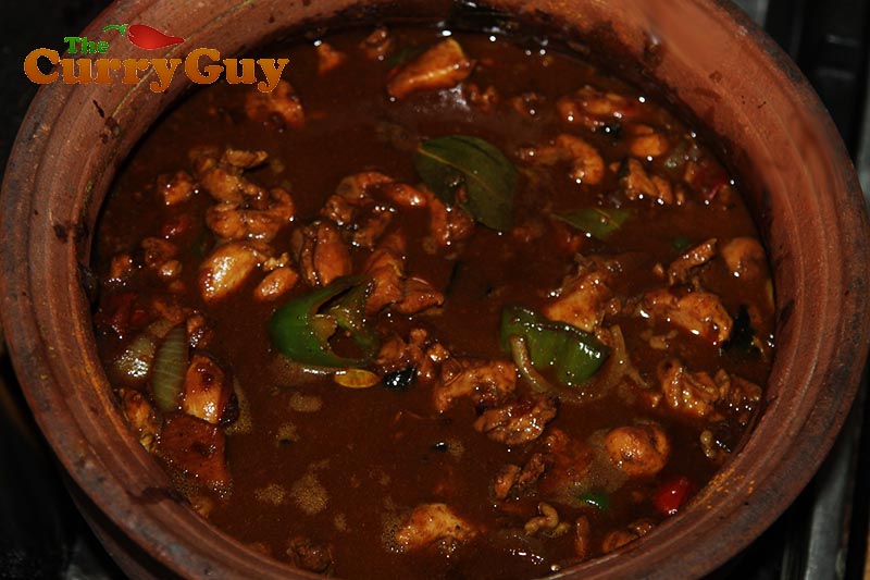 Authentic Sri Lankan Black Pepper Chicken Curry.