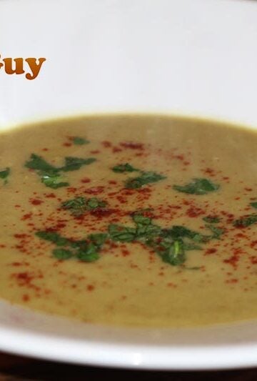 Garlic and chickpea soup