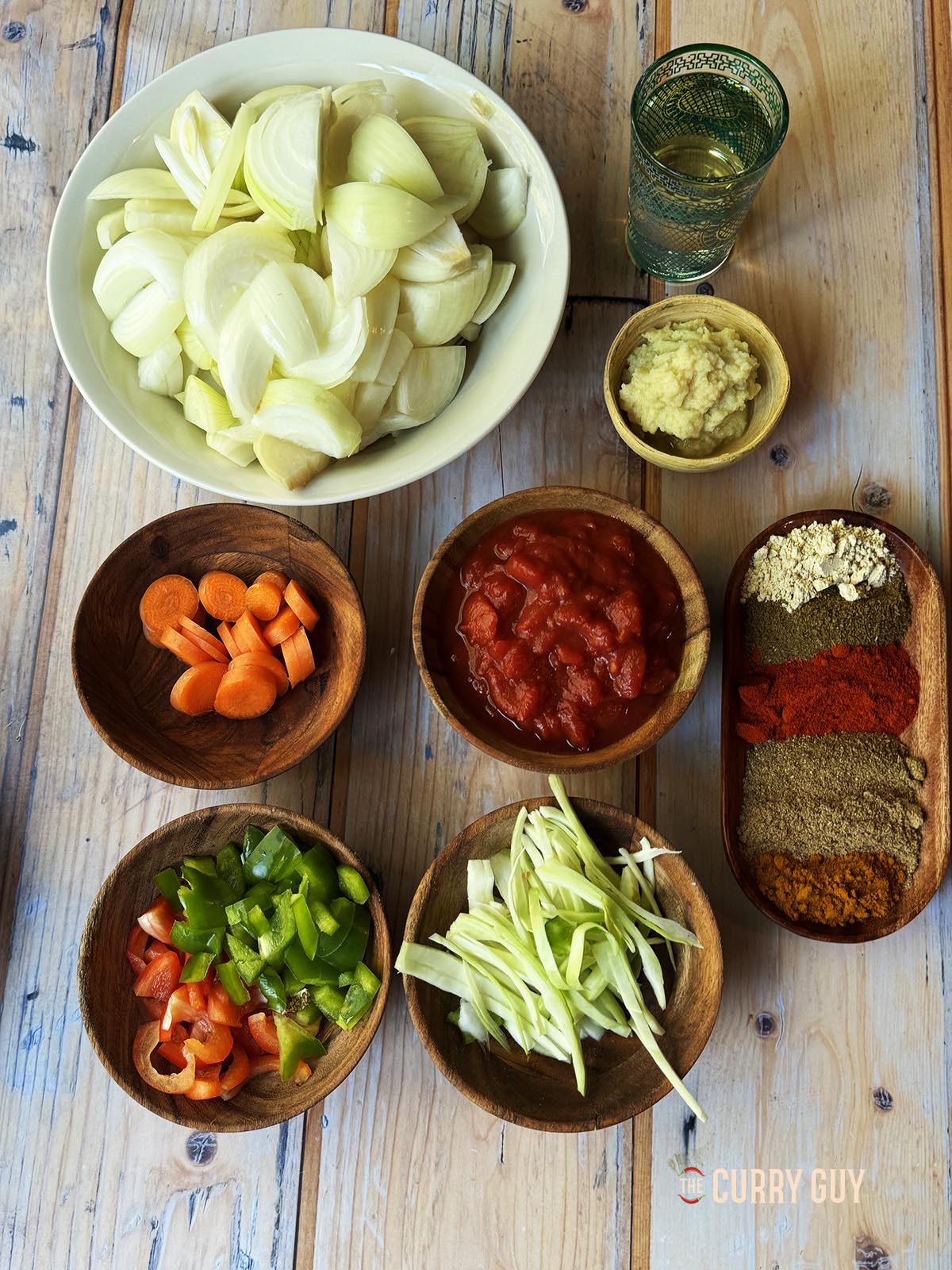 Ingredients for the recipe.