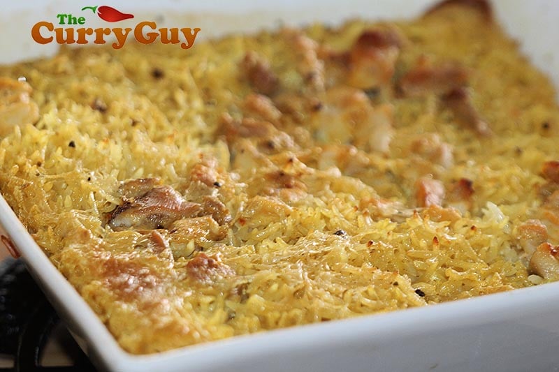 Baked rice