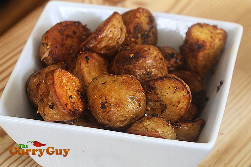 Spiced Roast New Potatoes.
