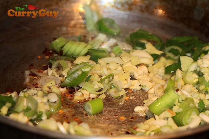 Making lettuce wraps