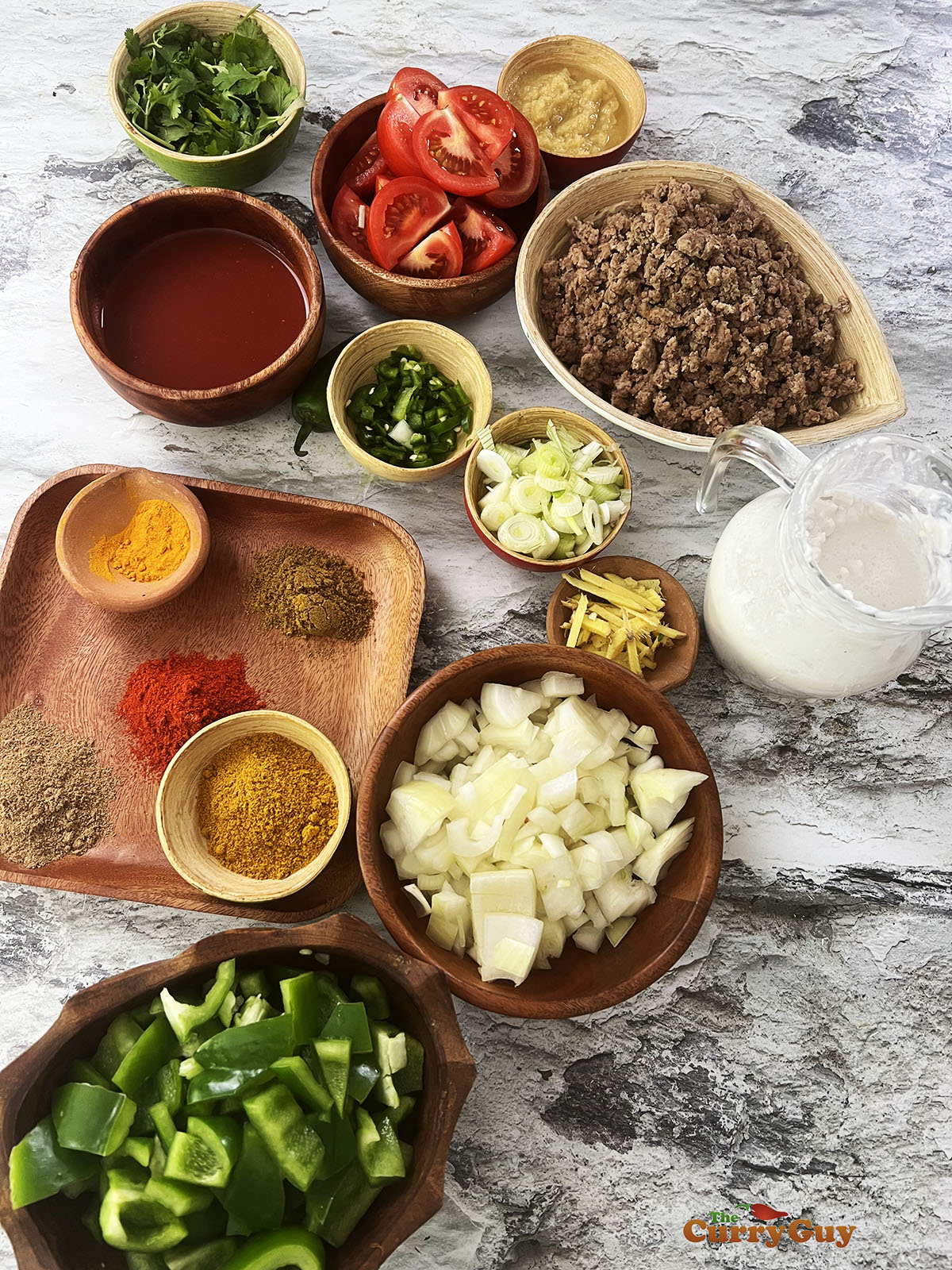 Ingredients for shimla mirch