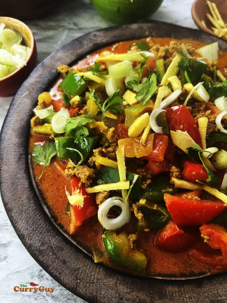 lamb keema shimla mirch