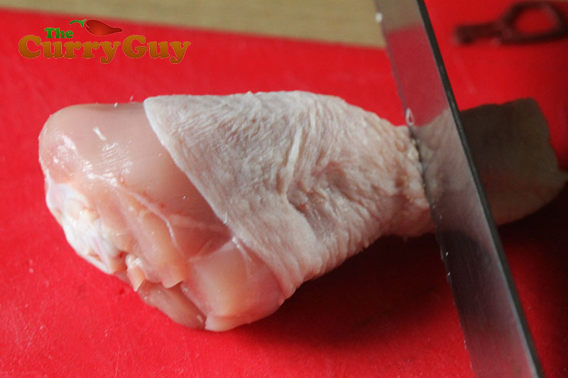 Making Indian restaurant style chicken lollipops