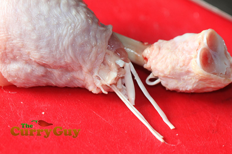 Making Indian restaurant style chicken lollipops