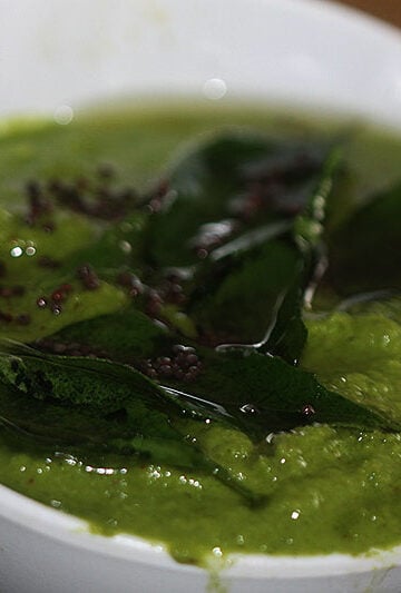 coriander and coconut chutney