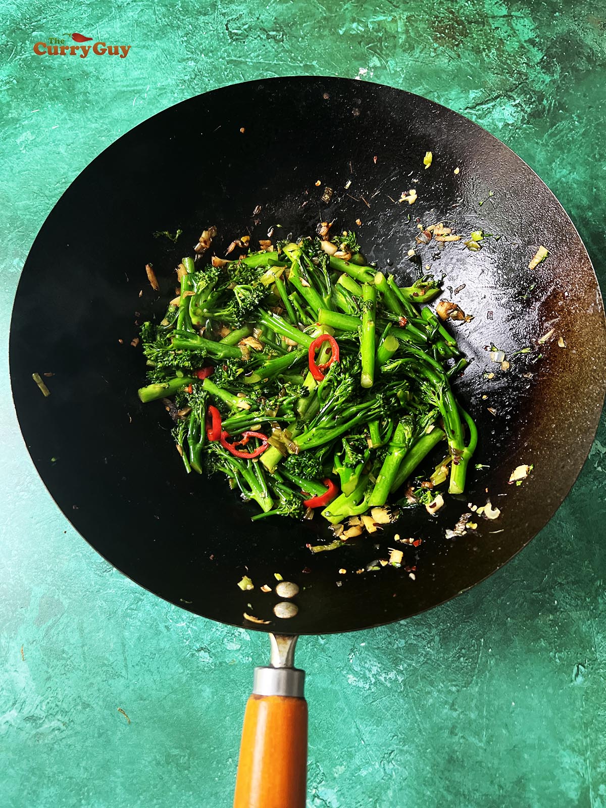 Finished Chinese broccoli recipe