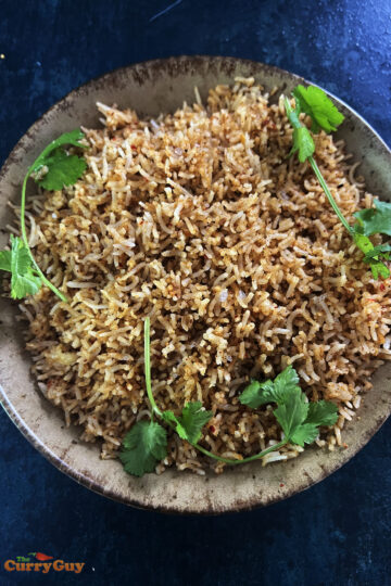 gunpowder rice