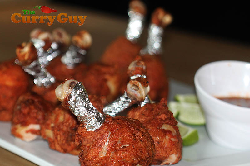 Indian restaurant style chicken lollipops