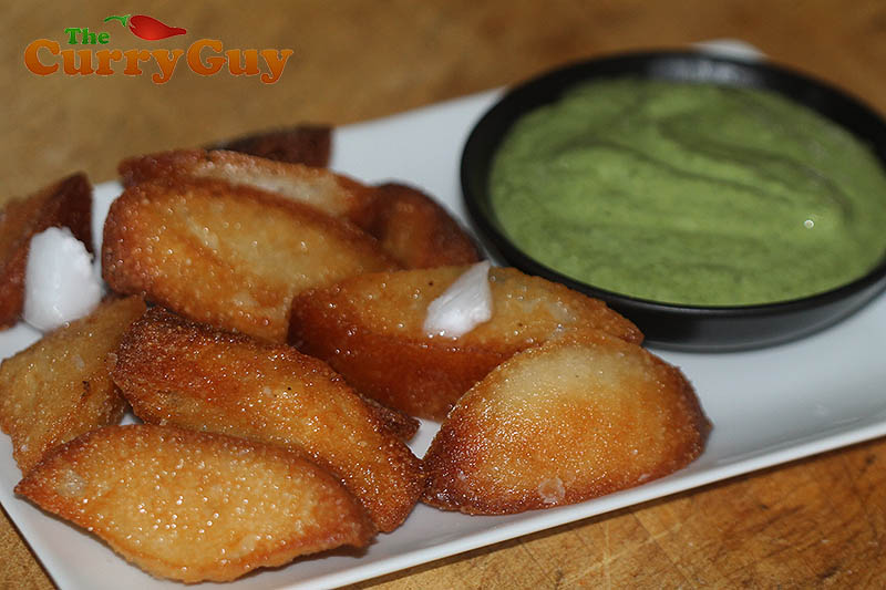 British Indian restaurant fried idlis