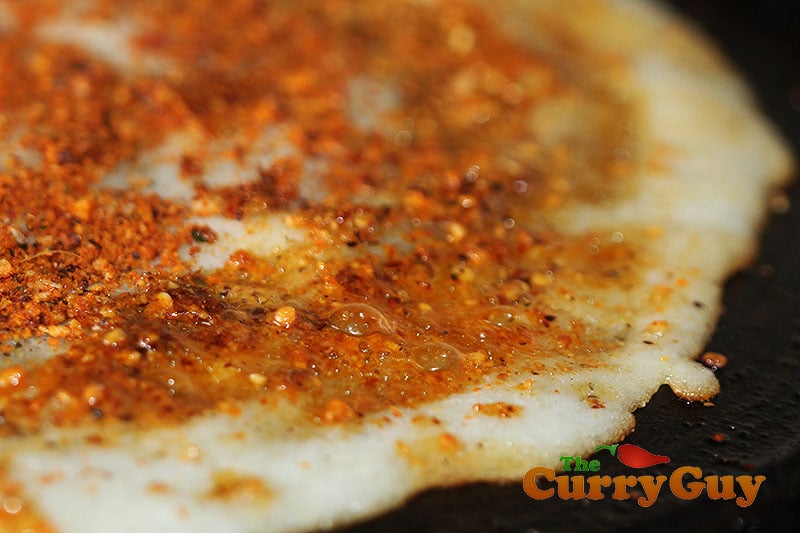 Making gunpowder dosas