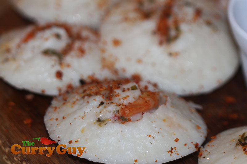 Prawn idlis