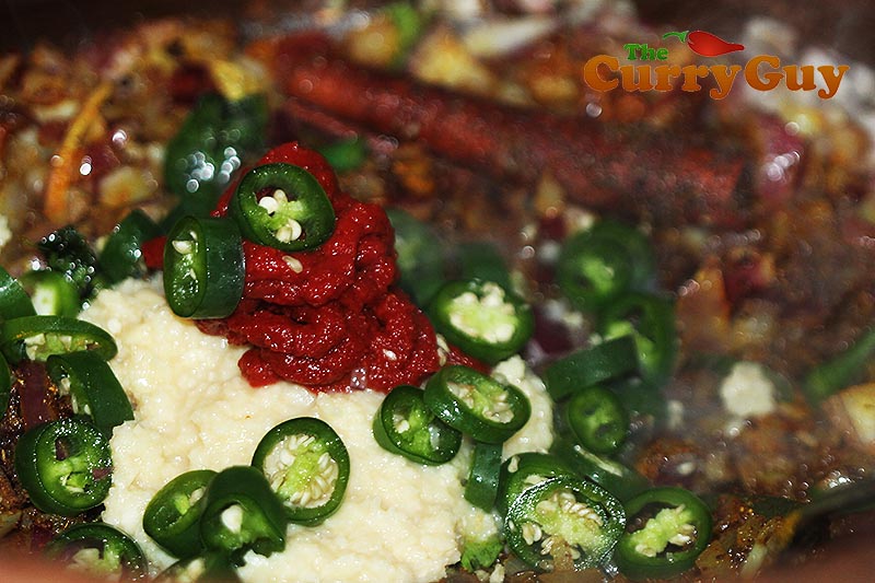 Making Sri Lankan Pork Curry