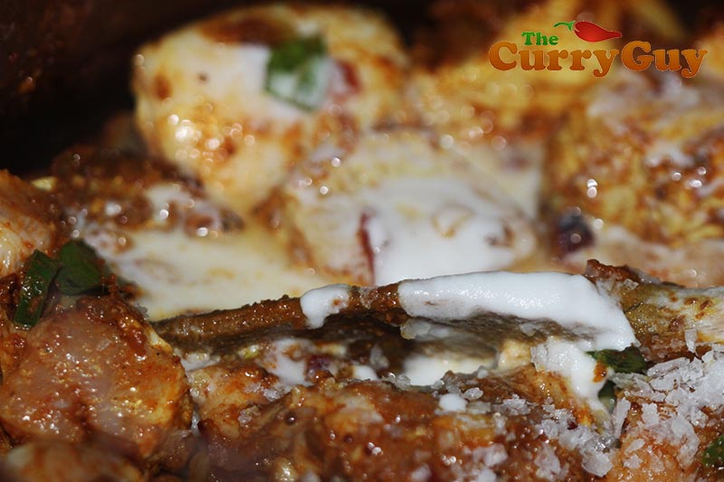 Making Sri Lankan Pork Curry