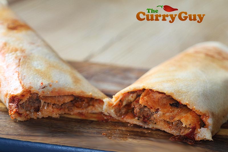 Making chorizo dosas